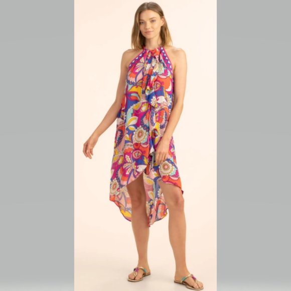 Trina Turk Sevilla Midi Dress Cover-Up NWT - Picture 1 of 13